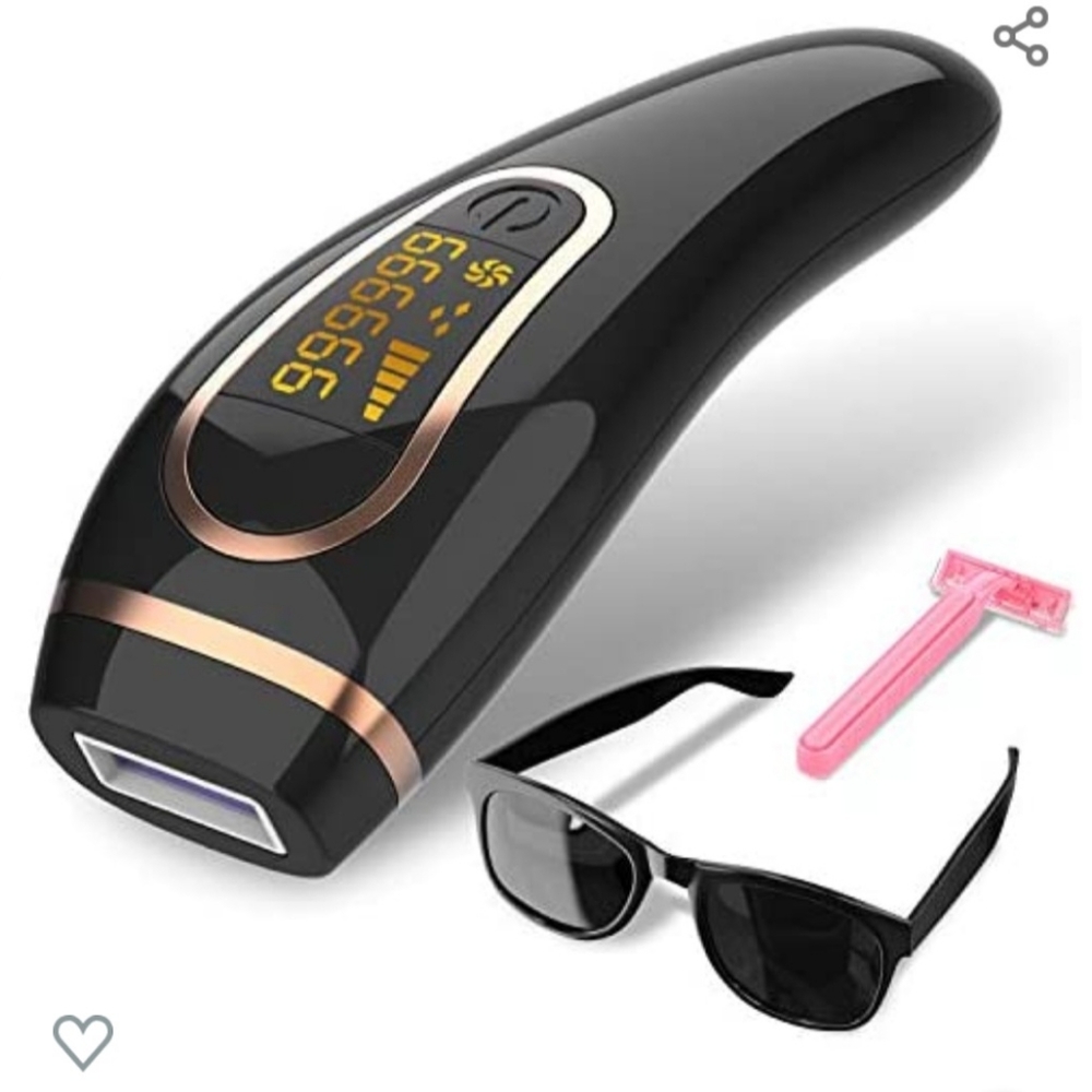 Laser hair removal device IPL Hair Removal 999,999 Unlimited Flashes